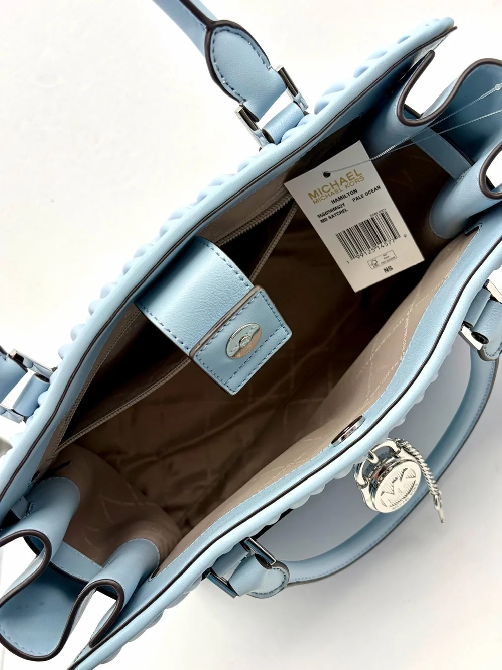 Michael Kors Hamilton Medium Matelassé Satchel Crossbody